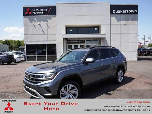 Platinum Gray Metallic 2023 Volkswagen Atlas 3.6L SE w/Technology