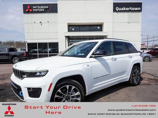Bright White Clearcoat 2023 Jeep Grand Cherokee 4xe Overland