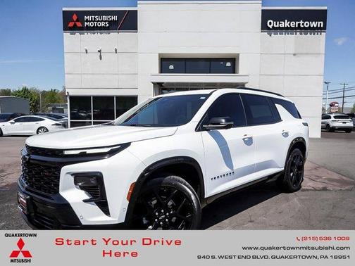 Summit White 2024 Chevrolet Traverse RS