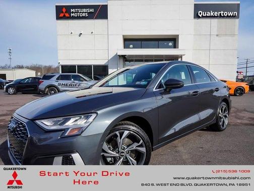 Manhattan Gray Metallic 2022 Audi A3 40 Premium