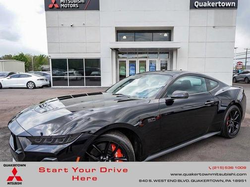 Shadow Black 2025 Ford Mustang GT Premium