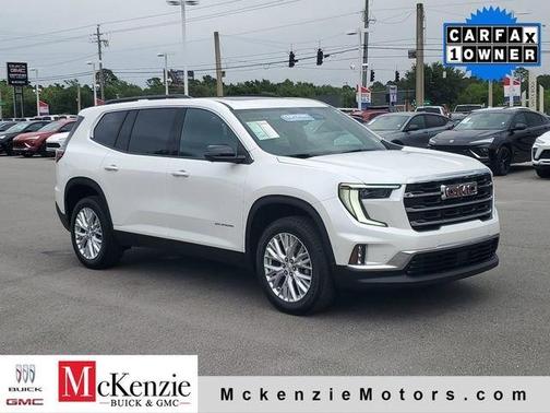White 2024 GMC Acadia Elevation