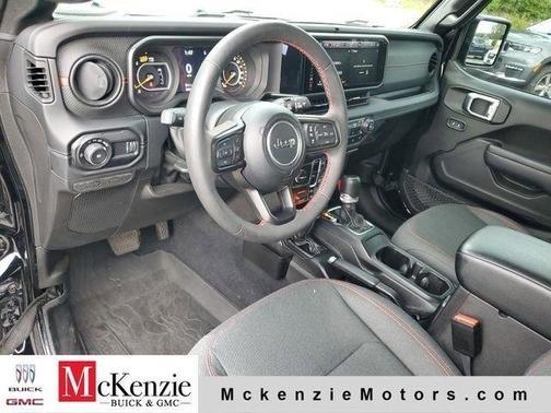 Black 2024 Jeep Wrangler Rubicon