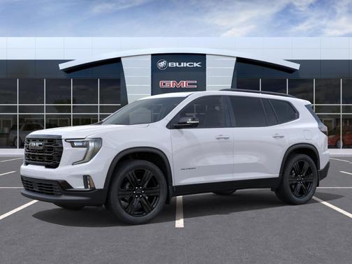 White 2027 GMC Acadia Elevation