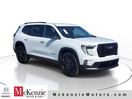 White 2026 GMC Acadia Elevation