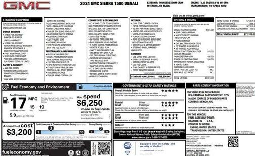 2024 GMC Sierra 1500 Denali