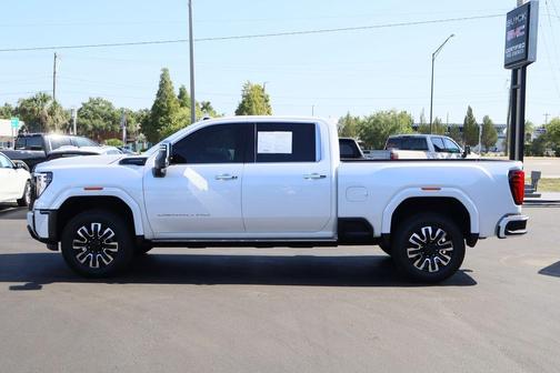 White Frost Tri-Coat 2025 GMC Sierra 2500 Denali Ultimate