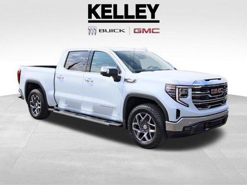 Glacier White 2026 GMC Sierra 1500 SLT