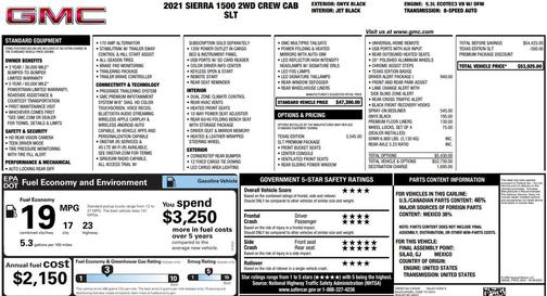 2021 GMC Sierra 1500 SLT