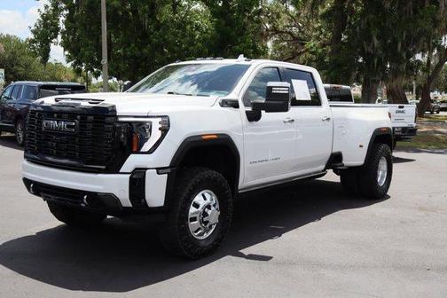 White Frost Tri-Coat 2024 GMC Sierra 3500 Denali Ultimate
