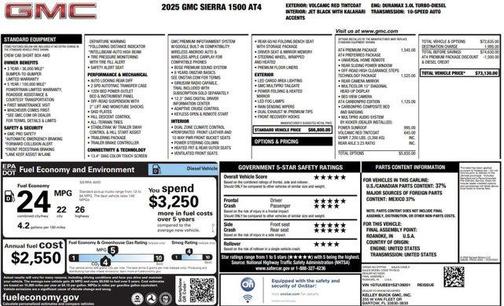 2025 GMC Sierra 1500 AT4