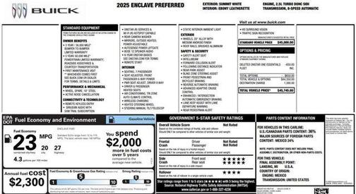 2025 Buick Enclave Preferred