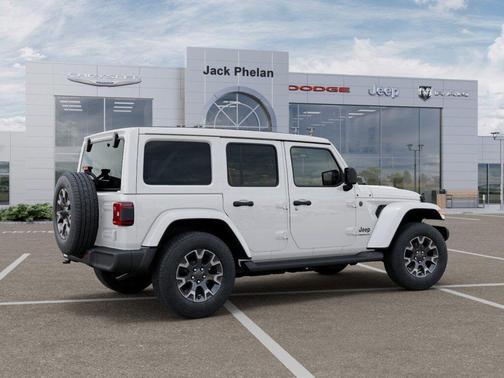bright white clearcoat 2026 Jeep Wrangler 4-Door Sahara 4x4