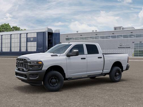 Bright White Clearcoat 2026 RAM 2500 Tradesman Crew Cab 4x4 6'4' Box