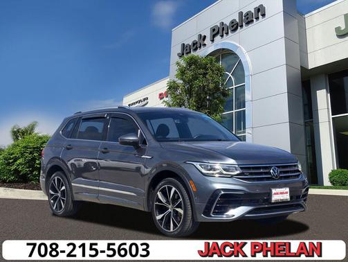 Platinum Gray Metallic 2023 Volkswagen Tiguan 2.0T SEL R-Line 4MOTION