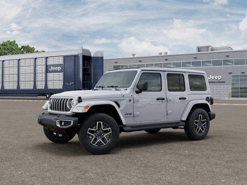 Bright White Clearcoat 2026 Jeep Wrangler 4-Door Sahara 4x4