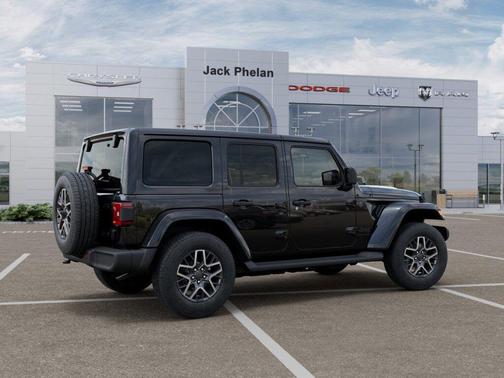 black clearcoat 2026 Jeep Wrangler 4-Door Sahara 4x4