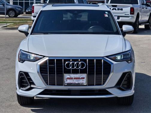 Glacier White 2021 Audi Q3 45 S line Premium