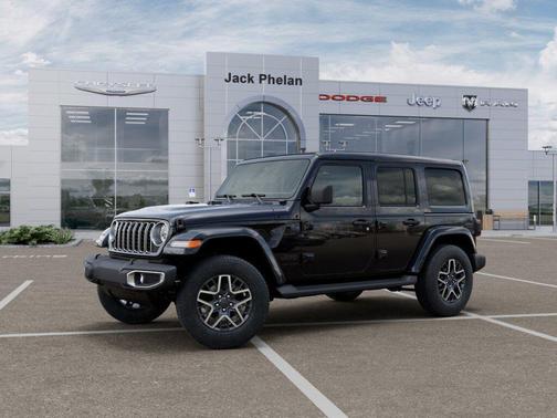 Black Clearcoat 2026 Jeep Wrangler 4-Door Sahara 4x4