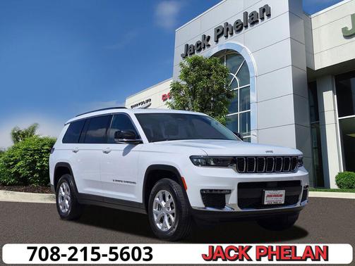 Bright White Clearcoat 2023 Jeep Grand Cherokee L Limited