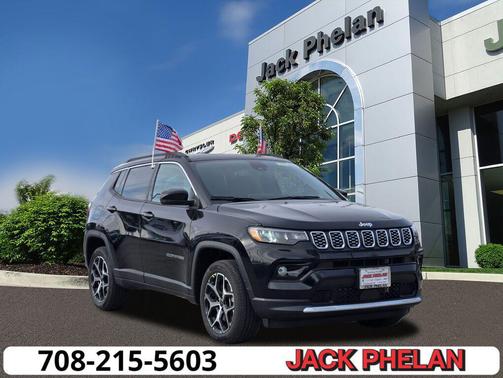 Diamond Black Crystal Pearlcoat 2026 Jeep Compass Limited