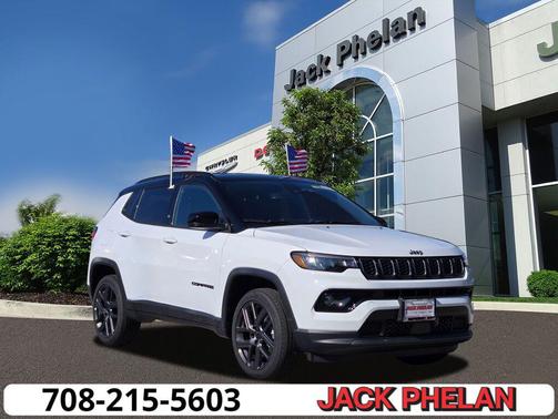 Bright White Clearcoat 2026 Jeep Compass Limited