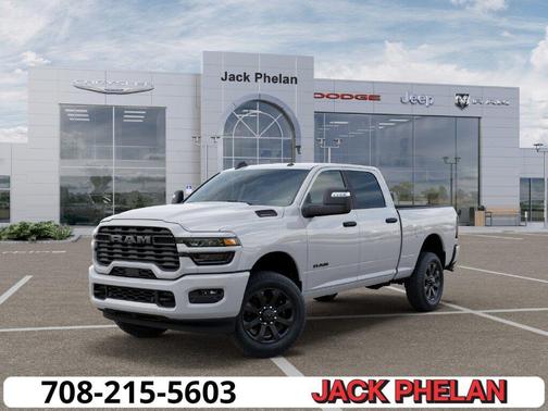 Bright White Clearcoat 2026 RAM 2500 Big Horn Crew Cab 4x4 6'4' Box