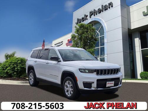 Bright White Clearcoat 2023 Jeep Grand Cherokee L Limited