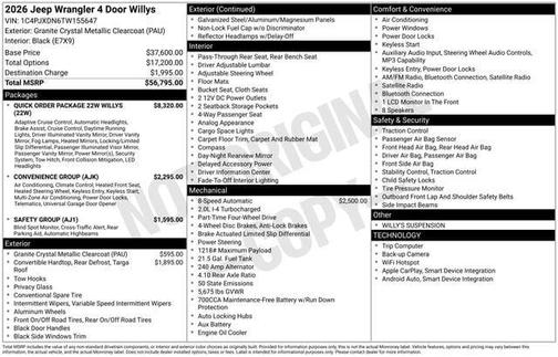 2026 Jeep Wrangler Sport