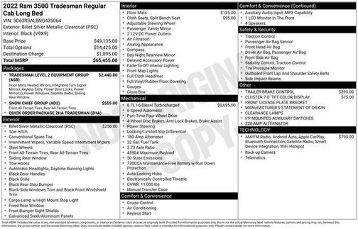 2022 RAM 3500 Tradesman