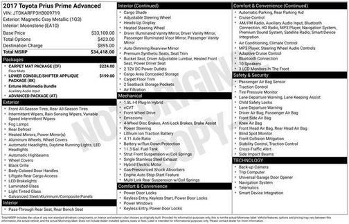 2017 Toyota Prius Prime 