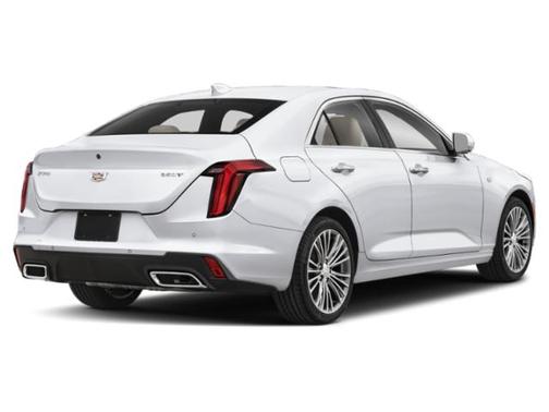 Crystal White Tricoat 2024 Cadillac CT4 Luxury