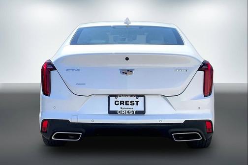 Crystal White Tricoat 2024 Cadillac CT4 Luxury