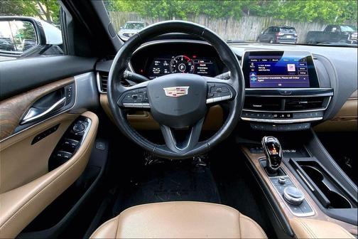 Crystal White Tricoat 2023 Cadillac CT5 Premium Luxury