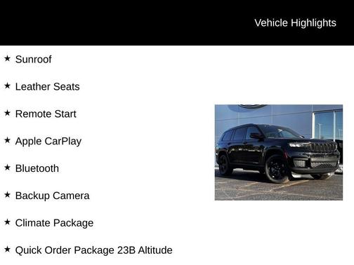 2023 Jeep Grand Cherokee L Altitude