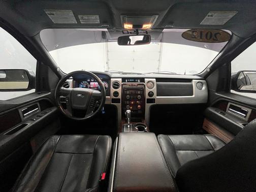 White Platinum Metallic Tri-Coat 2012 Ford F-150 Lariat