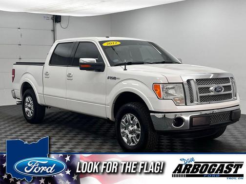 White Platinum Metallic Tri-Coat 2012 Ford F-150 Lariat