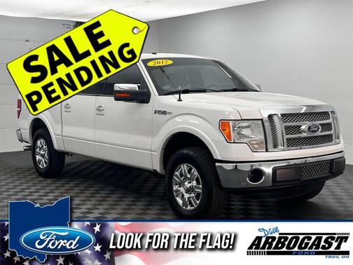 White Platinum Metallic Tri-Coat 2012 Ford F-150 Lariat