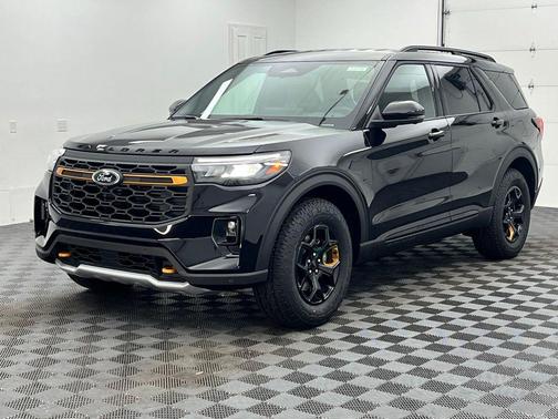 Agate Black Metallic 2026 Ford Explorer Tremor