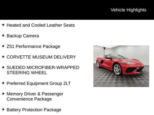 2023 Chevrolet Corvette Stingray w/2LT