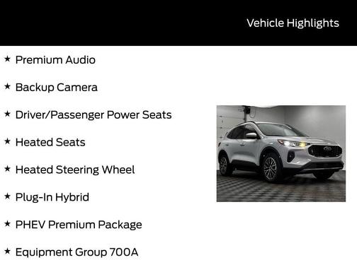 space silver metallic 2026 Ford Escape PHEV SE