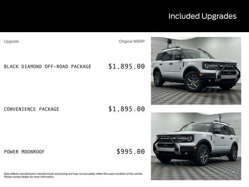 Space White Metallic 2026 Ford Bronco Sport Big Bend