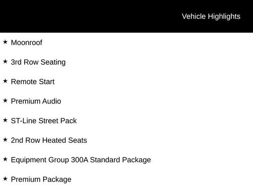 Agate Black Metallic 2025 Ford Explorer ST-Line