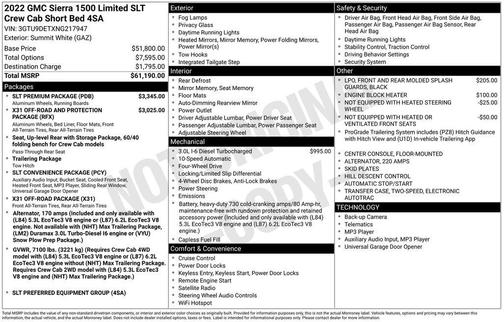 2022 GMC Sierra 1500 SLT