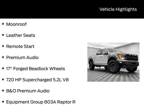 2026 Ford F-150 Raptor