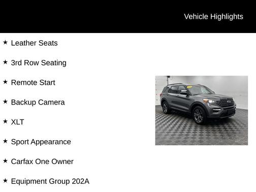Carbonized Gray Metallic 2023 Ford Explorer XLT