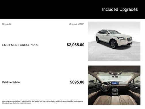 2021 Lincoln Nautilus Standard