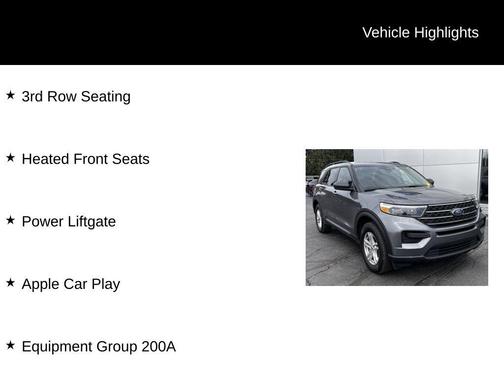 Carbonized Gray Metallic 2023 Ford Explorer XLT