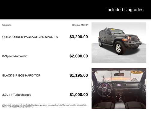 2019 Jeep Wrangler Unlimited Sport