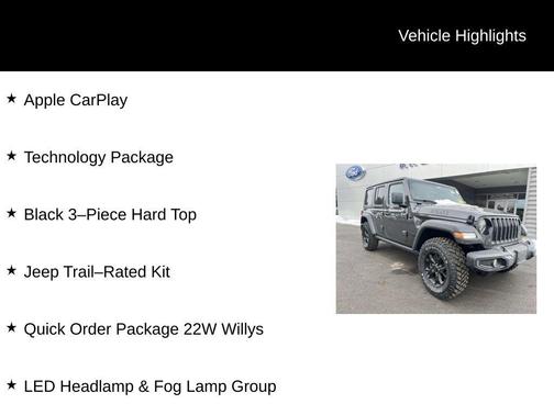 2021 Jeep Wrangler Willys